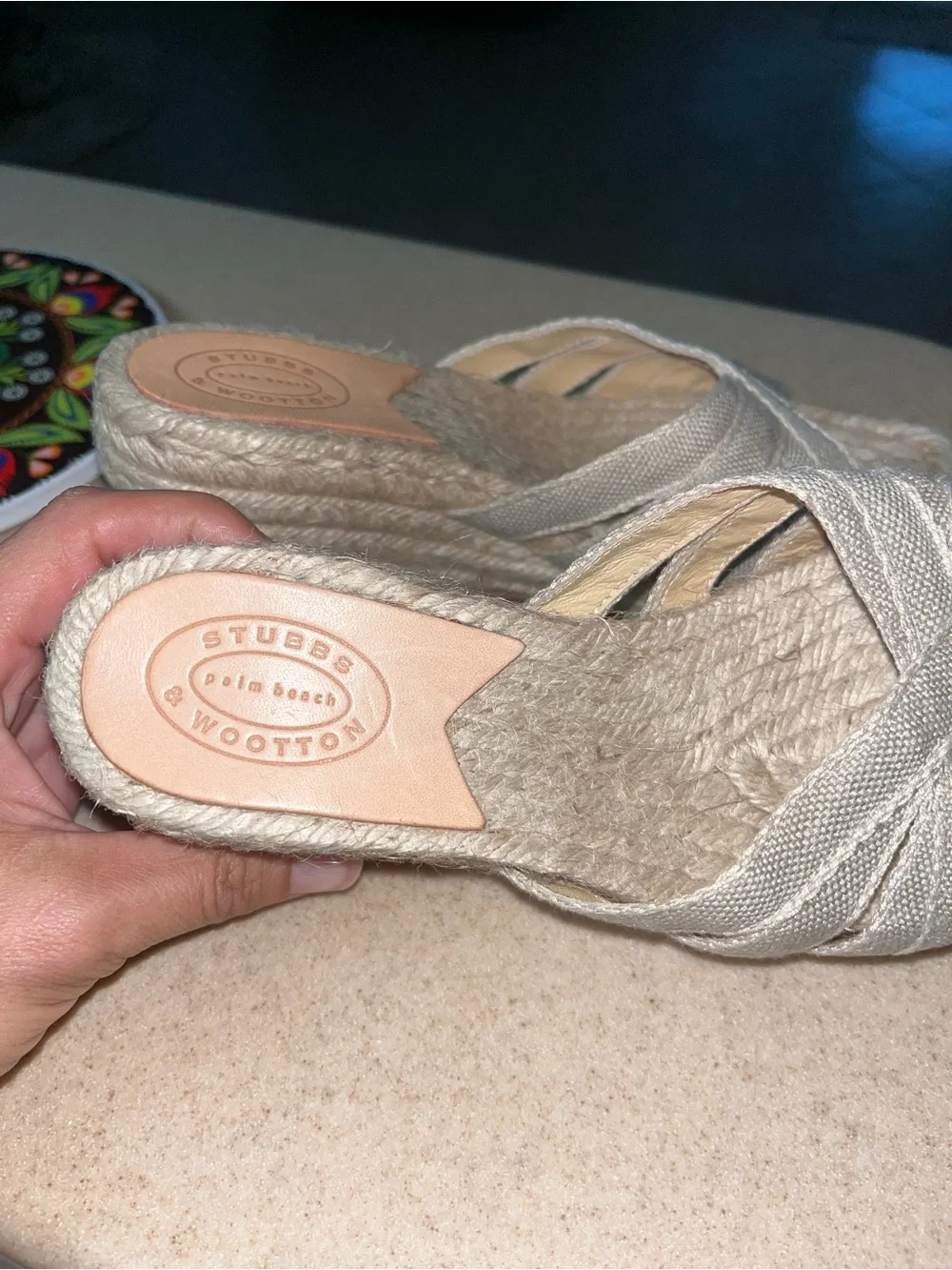 Stubbs & Wootton Crudo Kelly espadrille wedge sandals 36 - 6